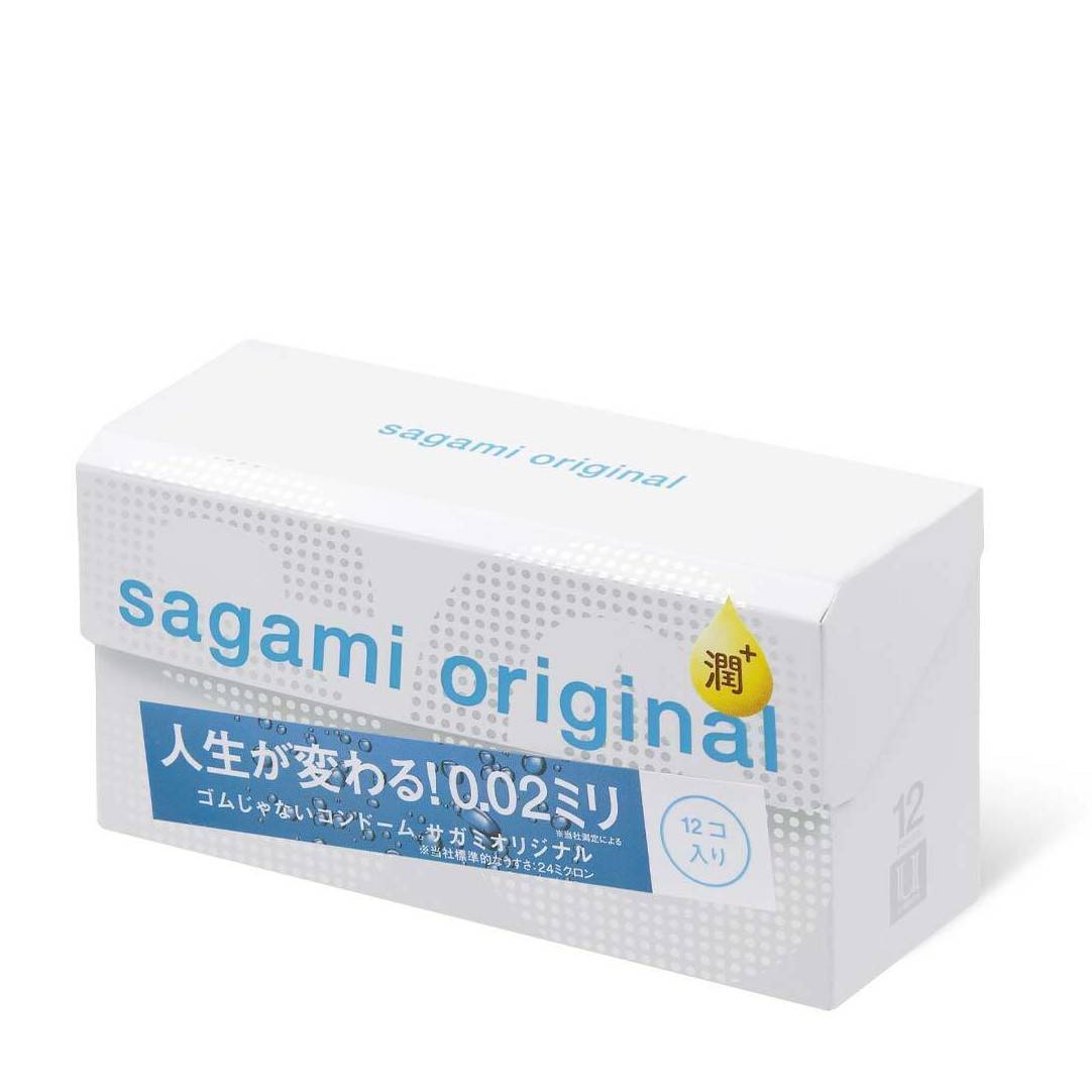 Презервативы SAGAMI Original 002 полиуретановые EXTRA LUB 12шт. 143255