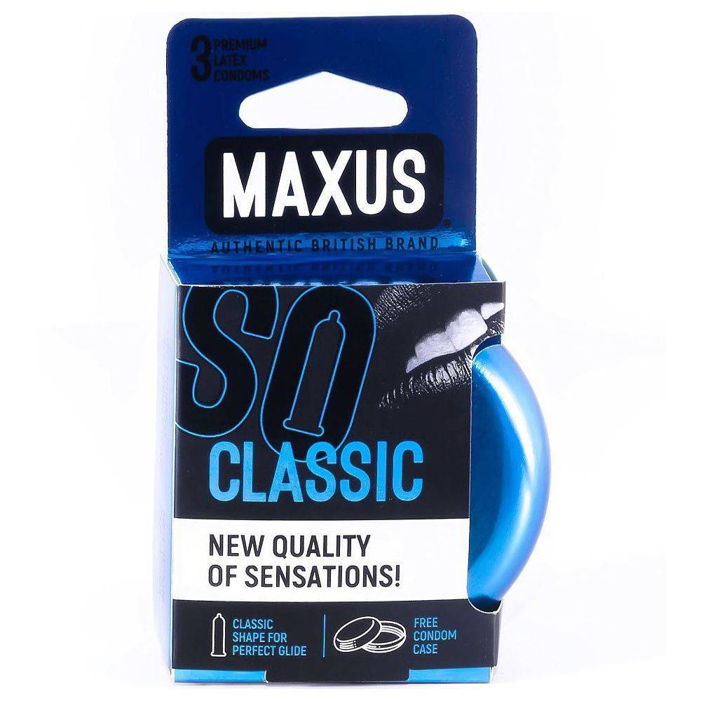 Классические презервативы Maxus Classic, 3 шт от Deserved