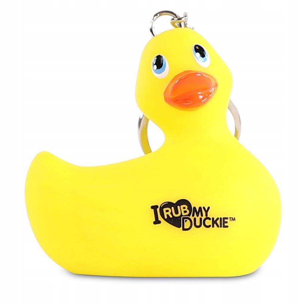 Вибратор-уточка Big Teaze Toys I Rub My Duckie Keychain (Yellow) , желтый E28996 (жен. вибратор)
