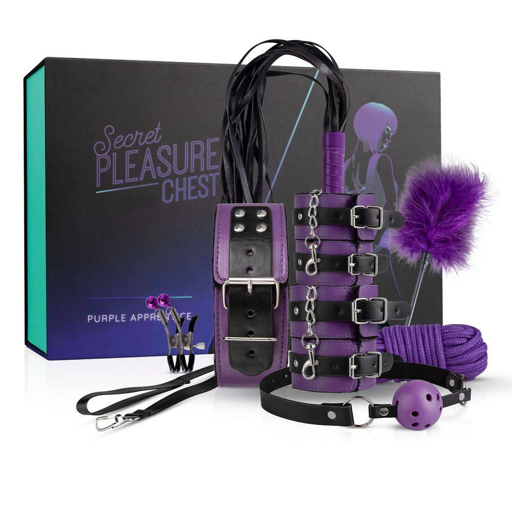 b1_Подарочный набор EDC Secret Pleasure Chest-Purple Apprentice Серебристый, черный, фиолет, LBX403