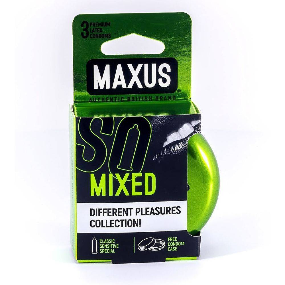 Набор презервативов Maxus Mixed, 3 шт 0901-007