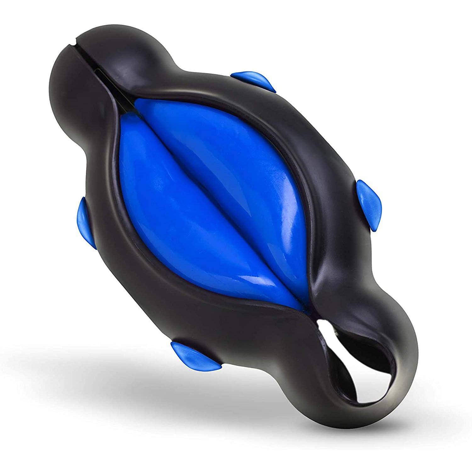 Мастурбатор Big Teaze Toys VerSpanken Foam Masturbator - Smooth, голубой E23724 (муж. мастурбатор)