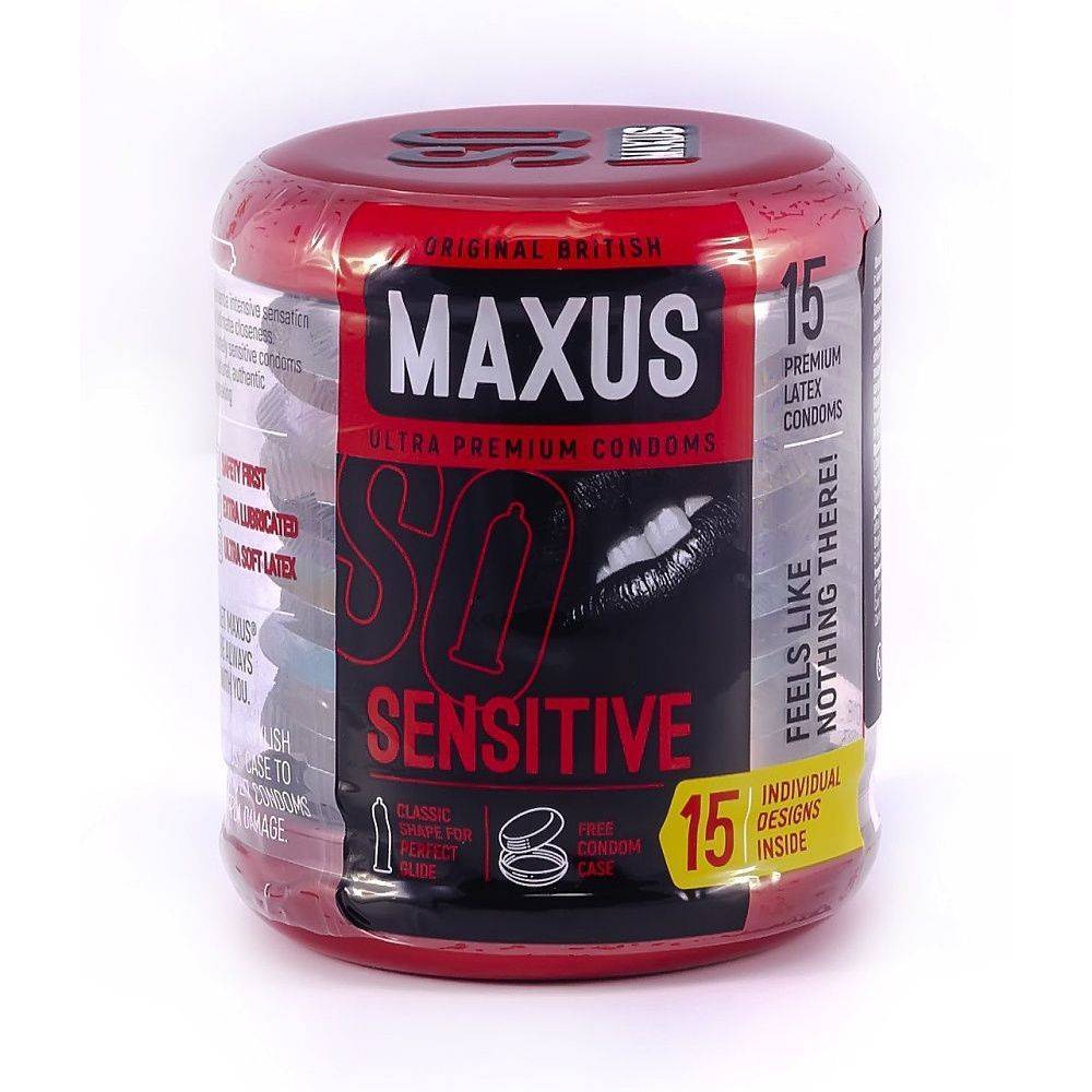 Презервативы ультратонкие Maxus Sensitive, 15 шт 0901-016