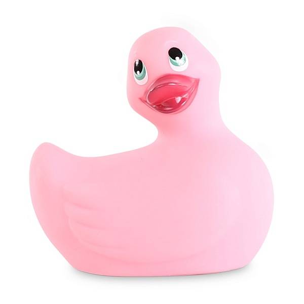 Вибратор-уточка Big Teaze Toys I Rub My Duckie 2.0, фиолетовый с белым