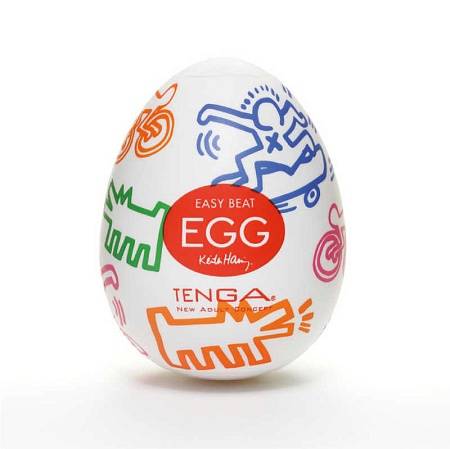 TENGA&Keith Haring Egg Мастурбатор яйцо Street KHE-001