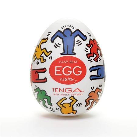 TENGA&Keith Haring Egg Мастурбатор яйцо Dance KHE-002